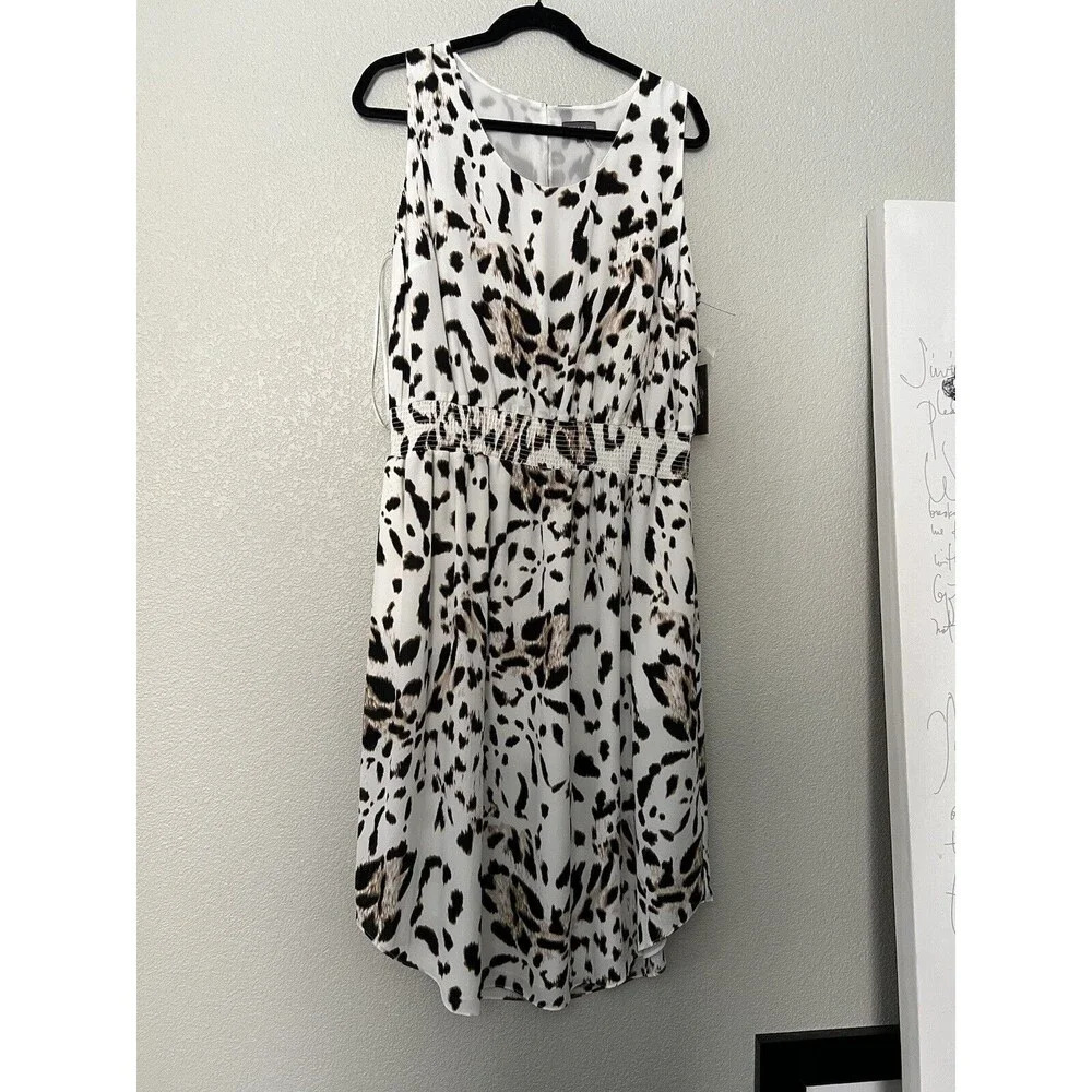 NWT Vince Camuto Leopard Dress Size 1X